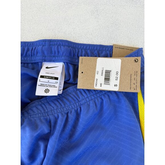 Nike Strike 23 Club America Blue & Yellow Soccer Shorts Slim Fit S - Picture 6 of 7